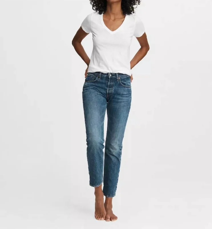 Stylish Women's Garments Rosa Mid-Rise Boyfriend Jean In Washington