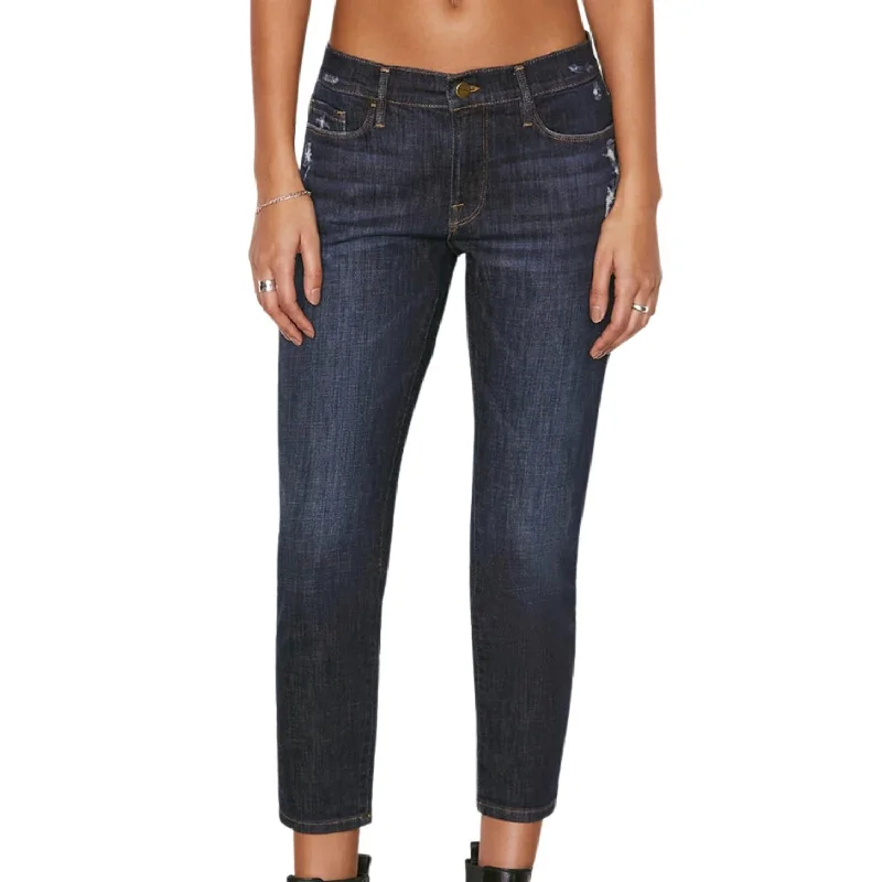 Women's Clothing For Casual Outings Le Garcon Crop Jeans In Covant