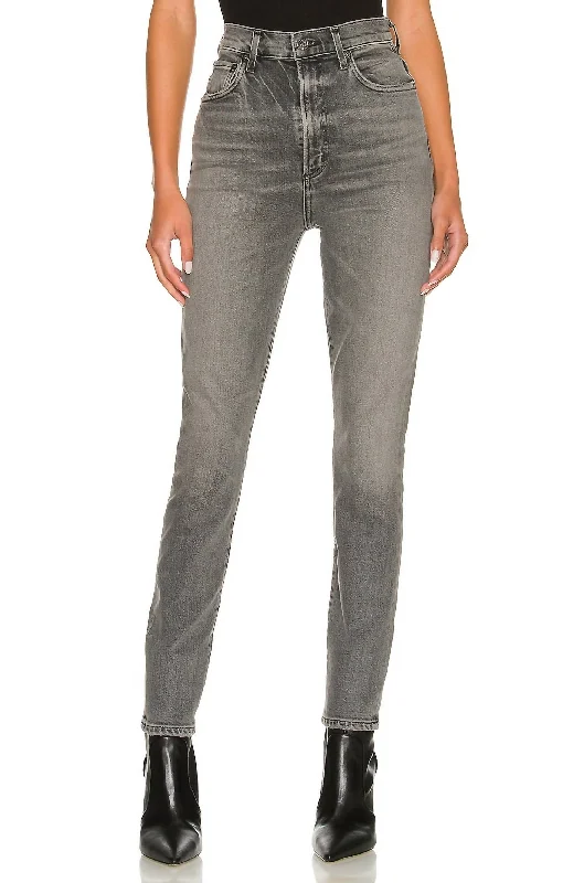 Comfortable Casual Wear Pinch Waist Skinny Jean In Interlude