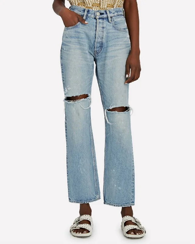 Trendy Boutique Online Teaneck Wide-Leg Jeans In Light Blue