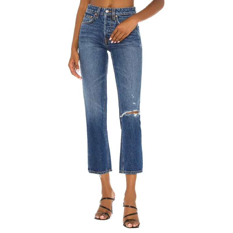 Women's Urban Clothing Karolina High Rise Straight Crop Jean In Midtown