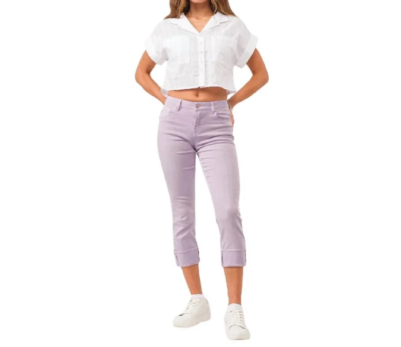 Affordable Women's Outfit Blaire High Rise Slim Straight Jean In Orchid Petal