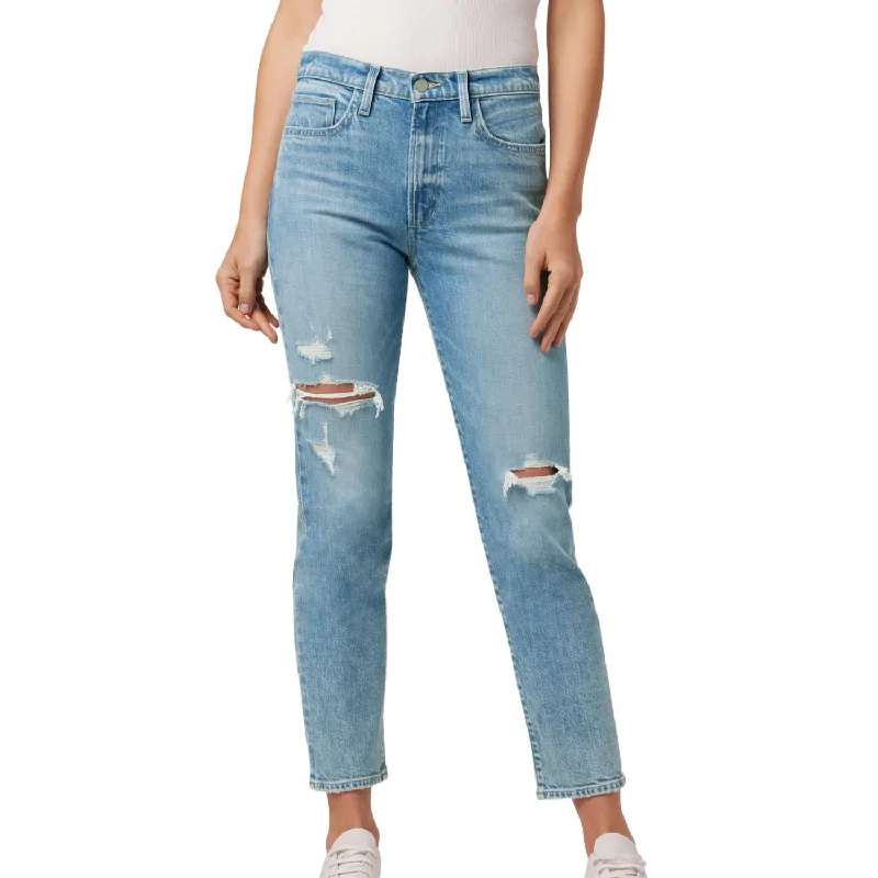 Women's High-End Clothing The Luna Straight Jean In Endless