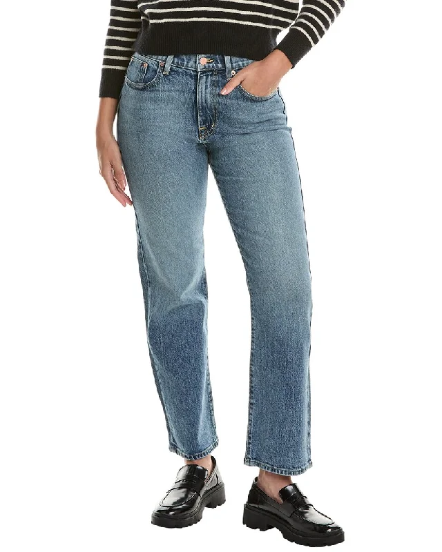 Women's Weekend Outfit Modern American Jackson Stereo Blue Dad Jean