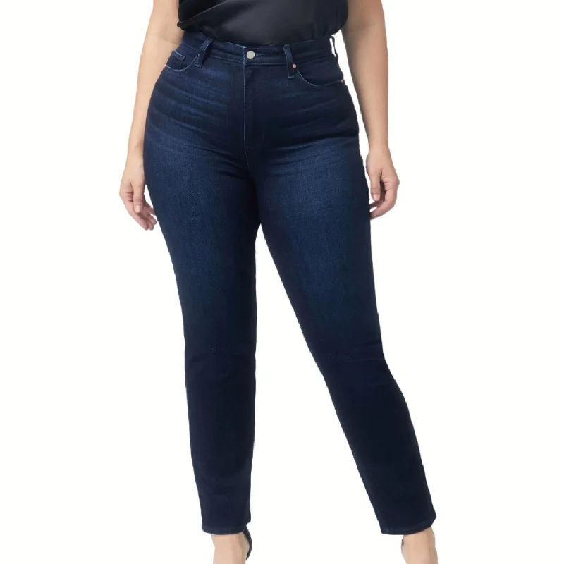 Women's Seasonal Clothing Knockout Ultra High Rise Straight Leg Jean In Solstice