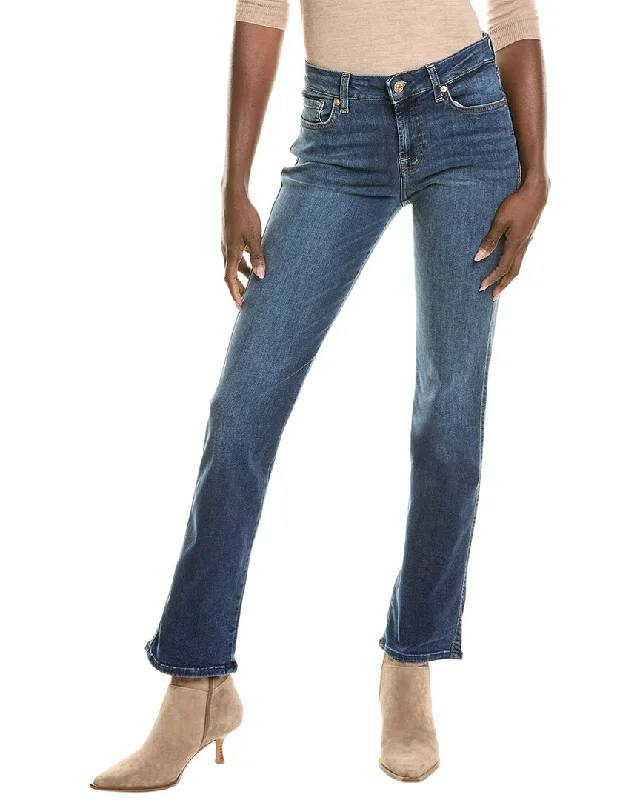 Vintage-Inspired Women's Apparel 7 For All Mankind Kimmie Cambridge Straight Jean