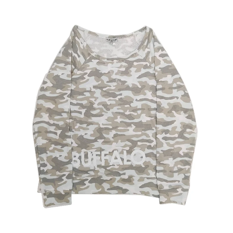 Casual and Comfortable Outfits BUFFALO Cream Camo Luxurious Parker Sweatshirt