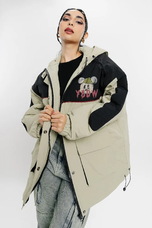 Women's Evening Garments Sage Puffer Jacket