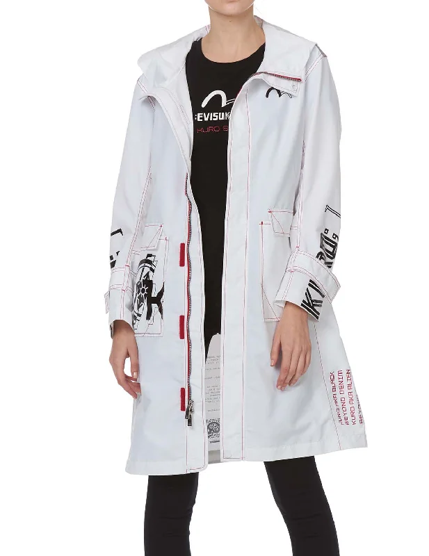 Women's High Street Fashion Space Lab Coat