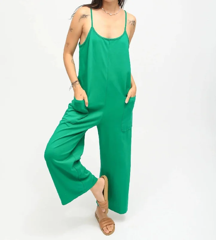 Modern Women's Attire Nina Jumpsuit In Shamrock