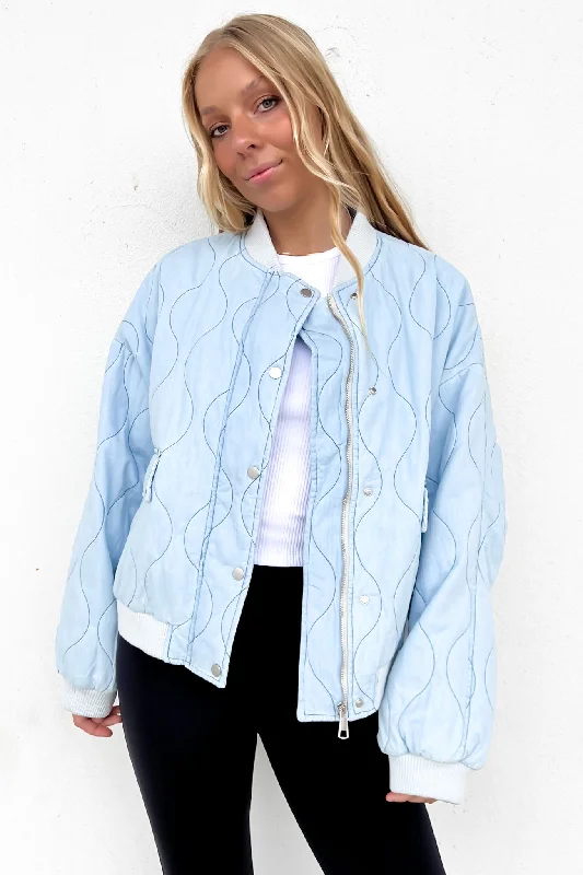 Flash Sale Online Kenna Chambray Jacket Blue