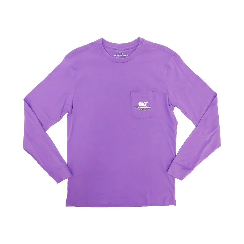 Women's Athletic Outfit Vineyard Vines Eggplant Purple Long Sleeve Shirt