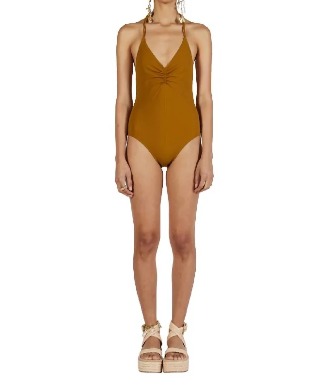 Women's Loungewear Clothes Madeira Maillot One Piece In Olive