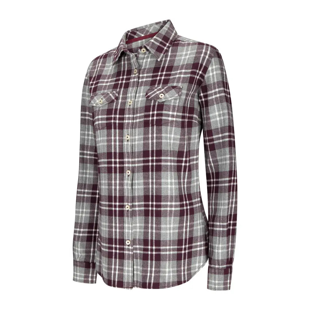 Contemporary Women's Clothing Hoggs of Fife Eilidh Ladies Flannel Shirt