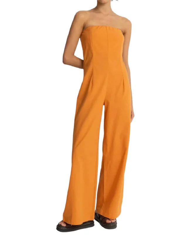 Women's Wedding Apparel Mimi Jumpsuit In Orange