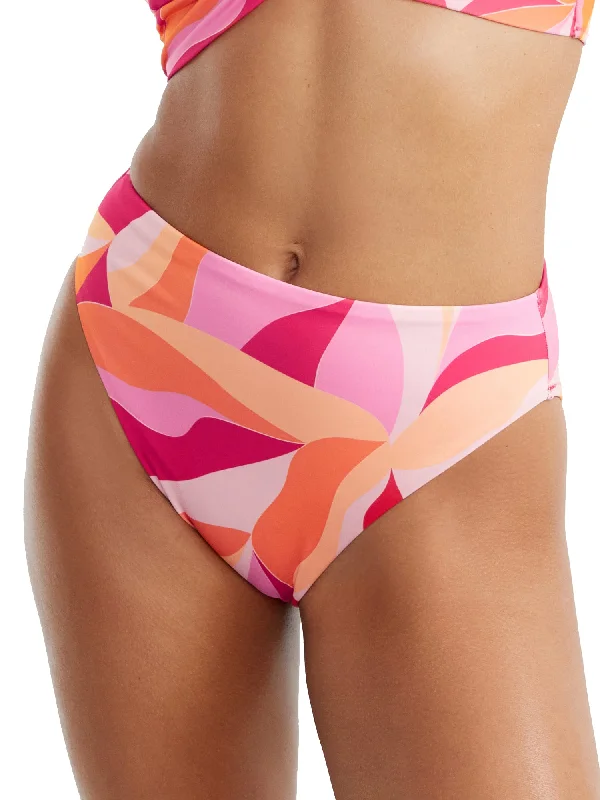 Fashion-forward Women's Wear Sanctuary Swim Women's Shell Abstract High-Waist Bikini Bottom