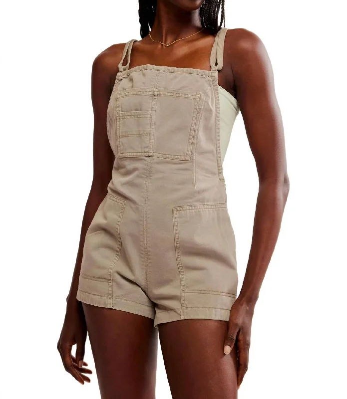 Women's Casual Wear Clothes Tough Love Shortall In Laurel Oak