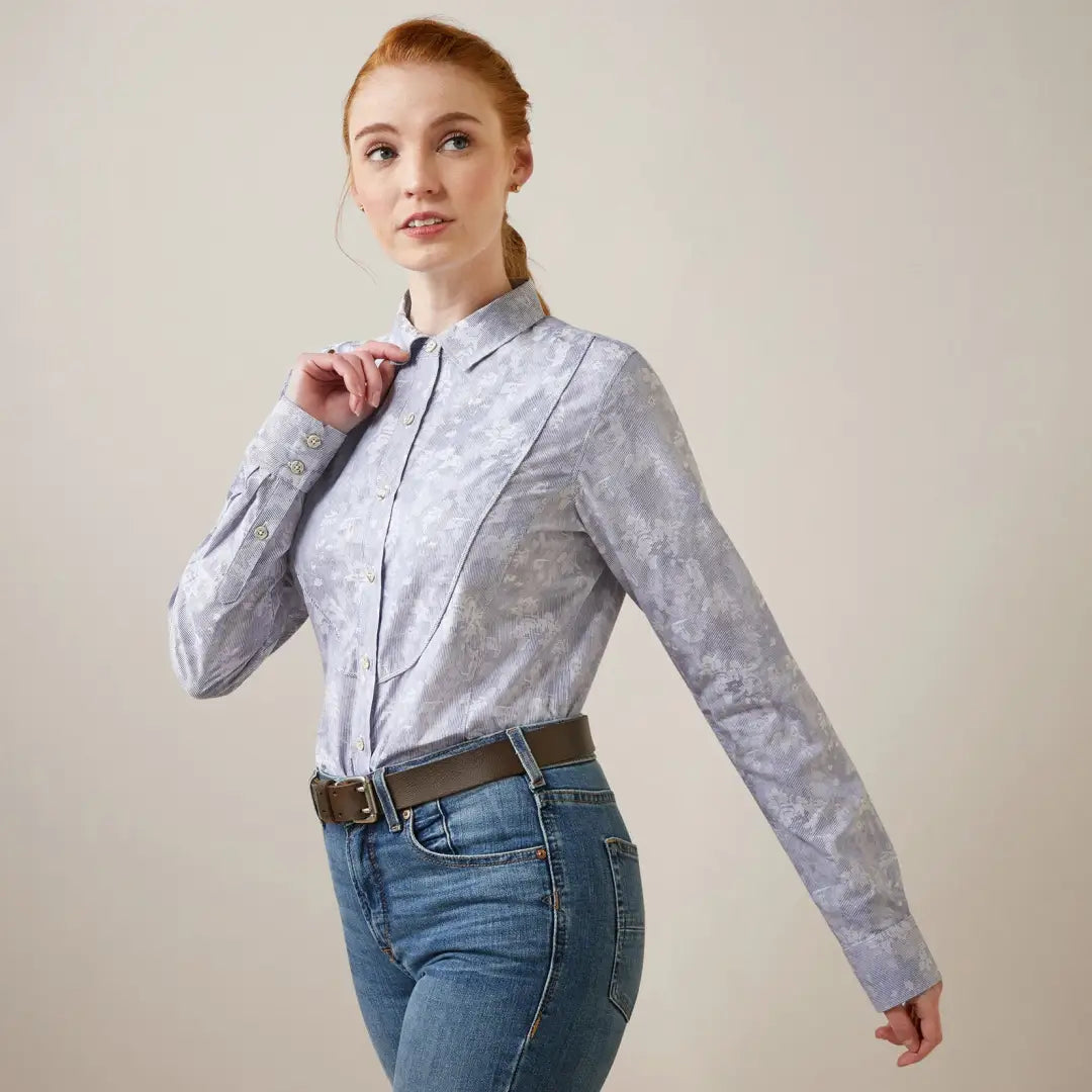 Stylish Women's Clothes for Work and Play Ariat Womens Muir Long Sleeve Blouse