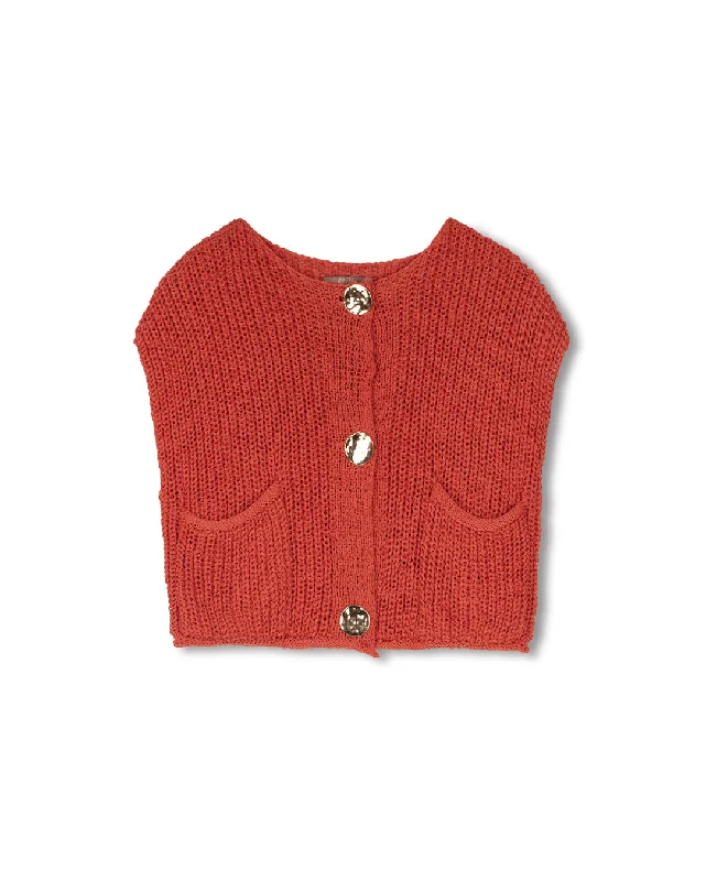 Stylish Women's Apparel Chunky Crochet Vest