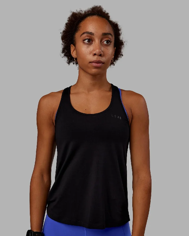 Vibrant Prints Static PimaFLX-Lite Tank - Black