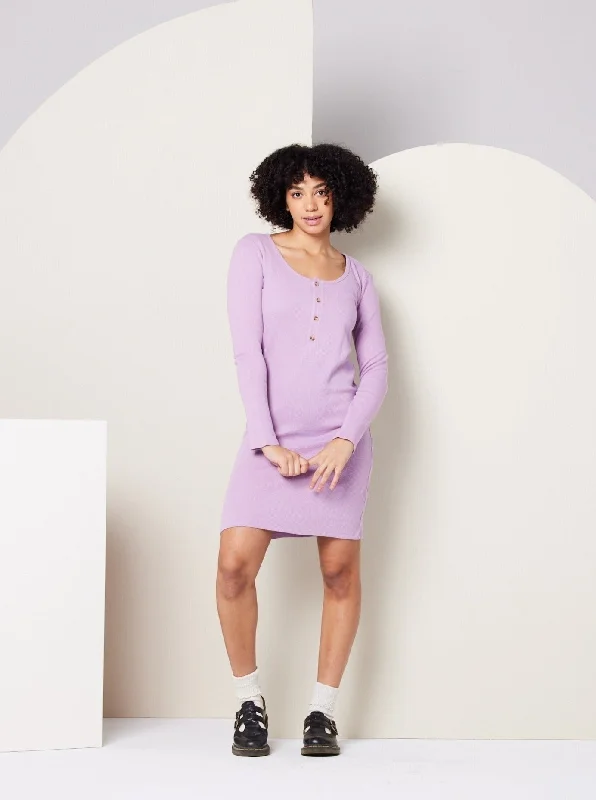 Women's Casual Apparel For Weekends Aminah Dress - Lavender