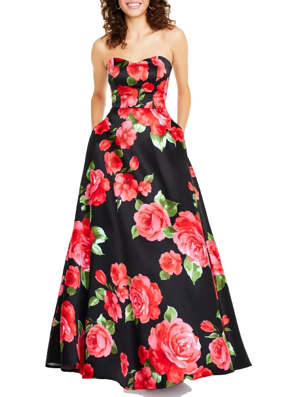 New Arrival Discounts Juniors Womens Sweetheart Maxi Evening Dress