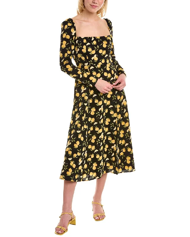 Women's Plus-Size Clothes O.P.T. Lemon Midi Dress