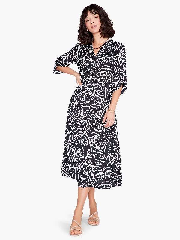 Women's Transitional Apparel Onyx Stamp Dress