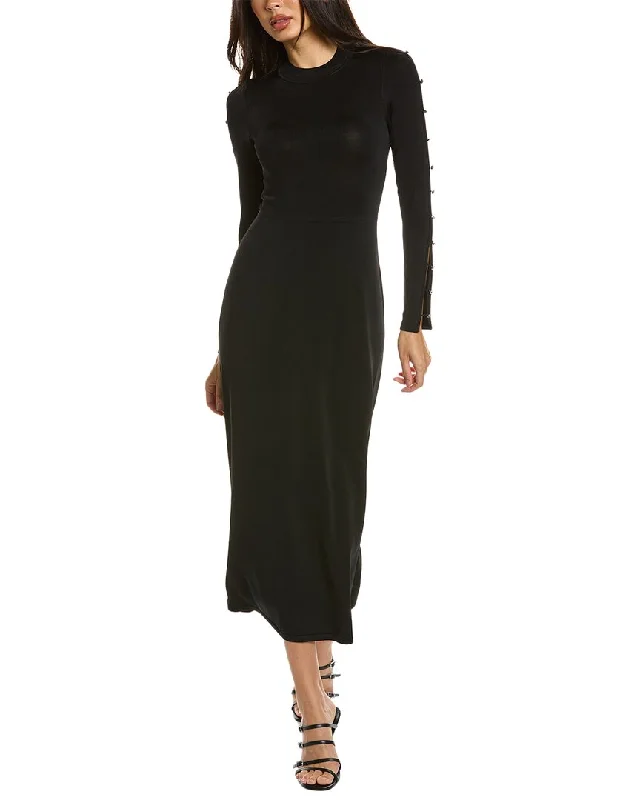 Stylish Women's Outerwear Apparel Sandro Knit Midi Dress