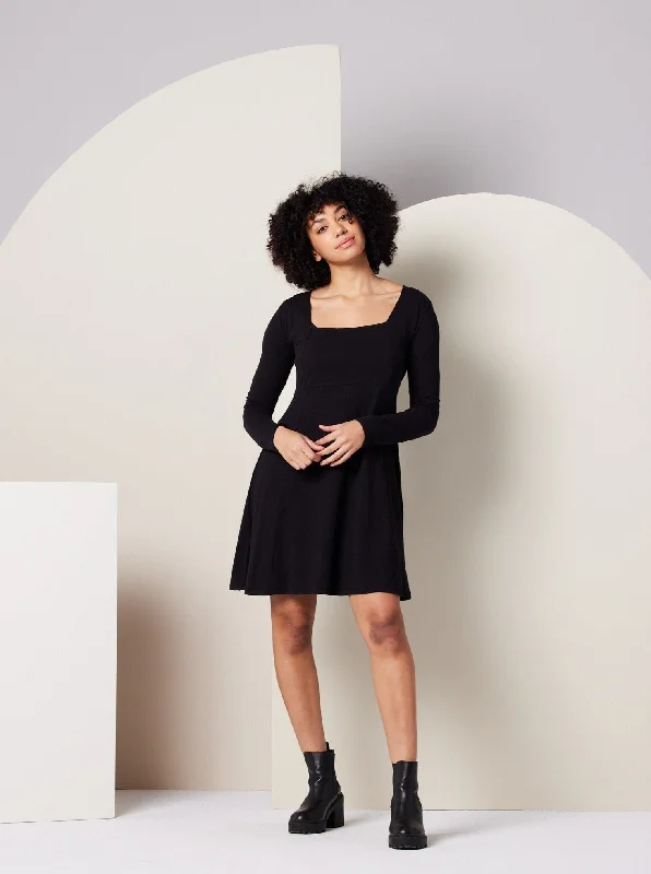 Women's Cozy Clothes Sonnet Dress - Black