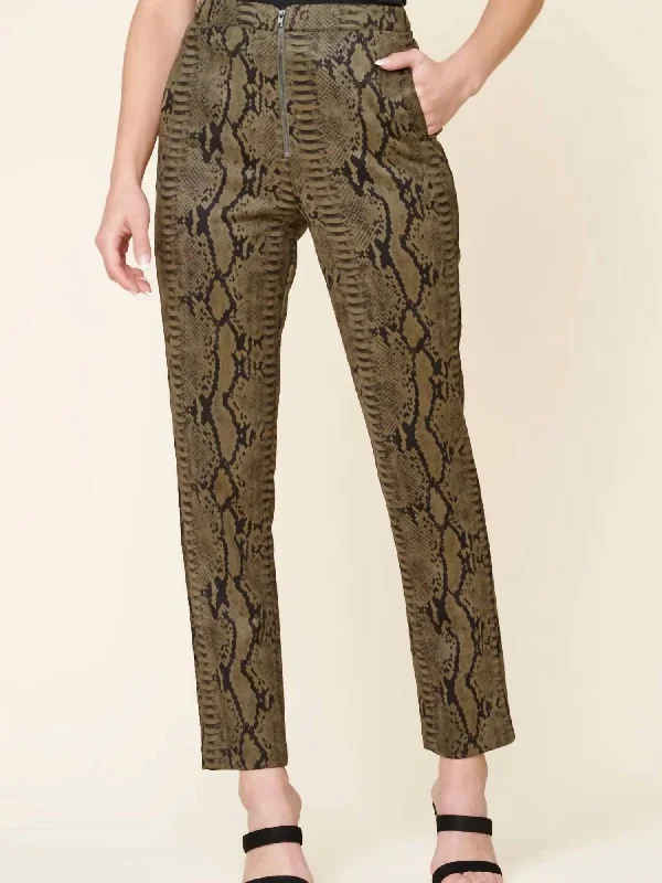 Formal Outfit For Women Born This Way Faux Pants In Olive