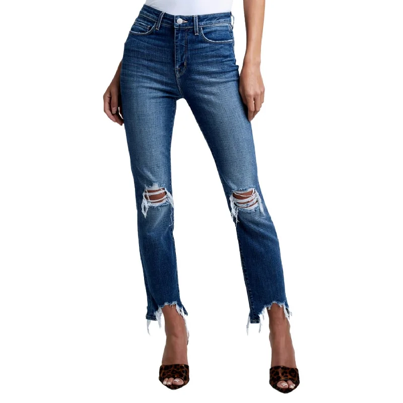 Women's Loungewear Clothes High Line Jean In Distressed Plaza