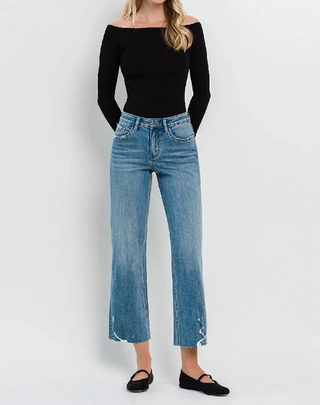 Affordable Fashion Clothing For Women The Fit Is Everything Cropped Jeans In Medium Wash