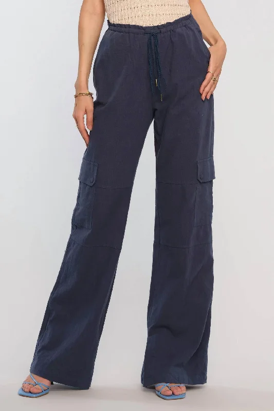 Women's Trendy Garments Valentina Wide Leg Pants In Indigo