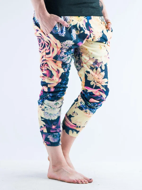 Flash Sale Online Vintage Flowers Unisex Pajama Pants